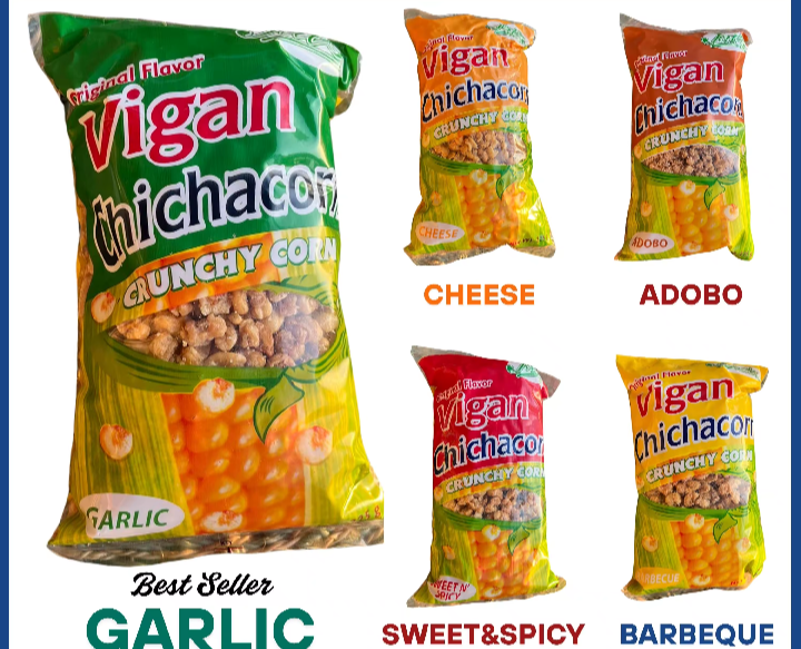 Vigan Chichacorn - BBQ Flavor - 225 grams.