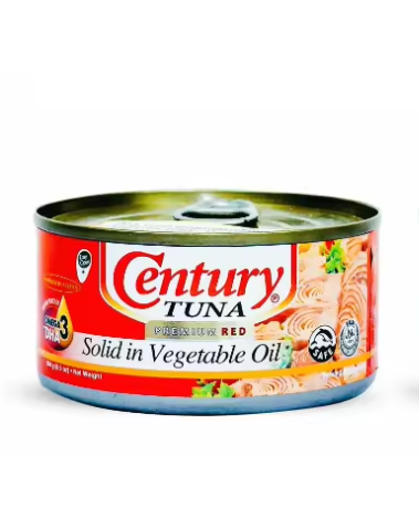 Century Tuna in vegetable oil 180 grams.