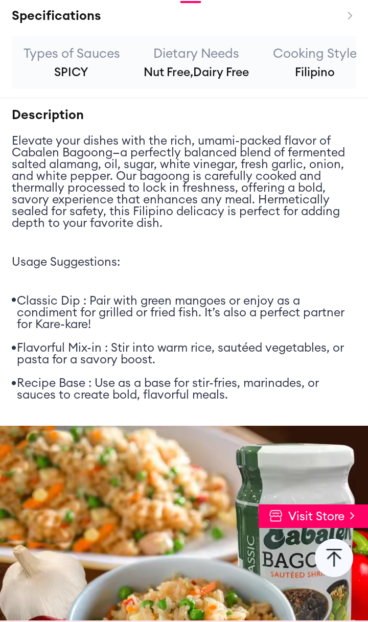 Cabalen - Bagoong Classic taste