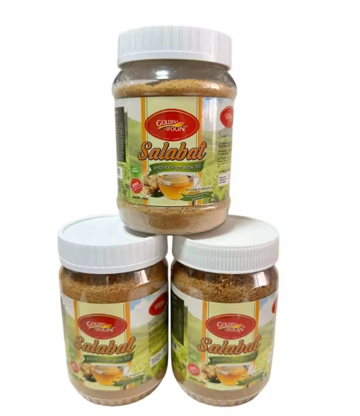 Golden Spoon Salabat Instant Ginger Brew Tea - Classic Flavor - 360 grams.