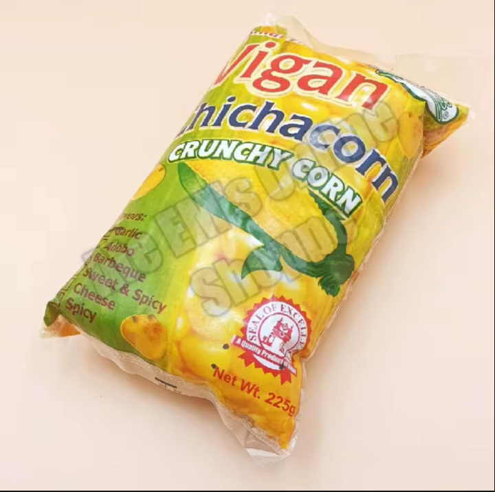 Vigan Chichacorn - Garlic Flavor - 225 grams.
