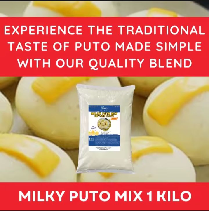 Olive's Milky Puto Mix (White Puto) 1 kilo ( 1000 grams)